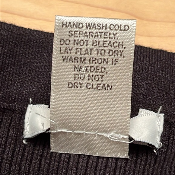 Cache Black Sweater Tube Top w/ Removable Straps Sz M - Picture 11 of 14